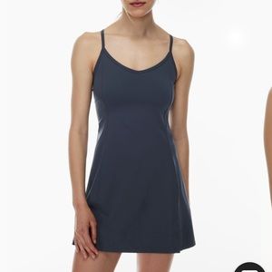 Aritzia TnaSLICK™ Court Dress, light blue XS